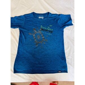 Patagonia Shirt Mens Small Terrapin Mountain 2022 Half Marathon Race Tshirt